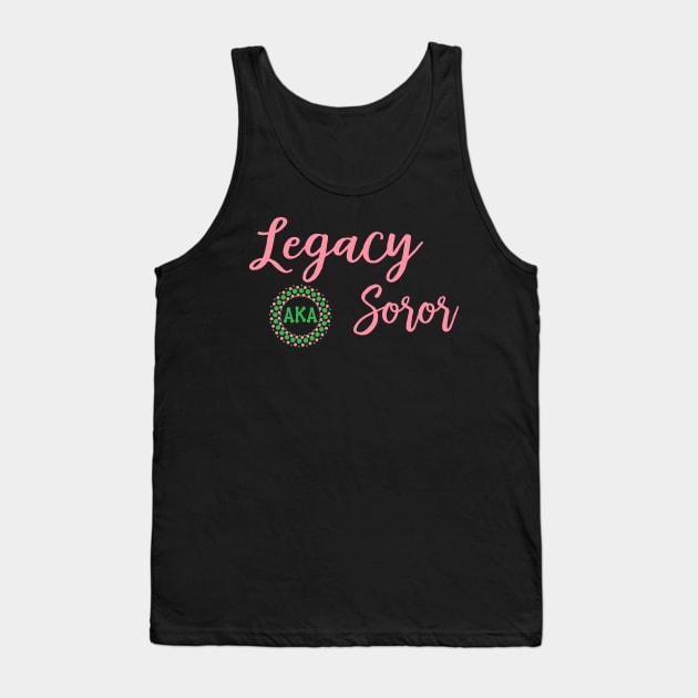 Legacy Soror Tank Top by Pretty Phoxie LLC